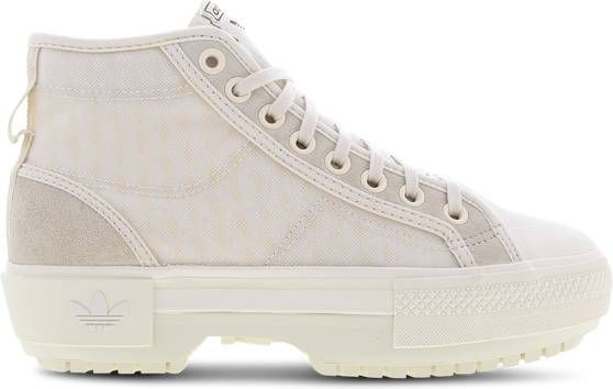 Adidas Nizza Trek Dames Schoenen White Leer, Textil 2/3