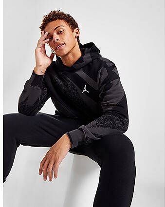 Jordan All Over Print Hoodie Black Heren