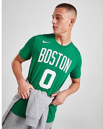 Nike Dunk Nike NBA Boston Celtics Tatum #0 T Shirt Green Heren