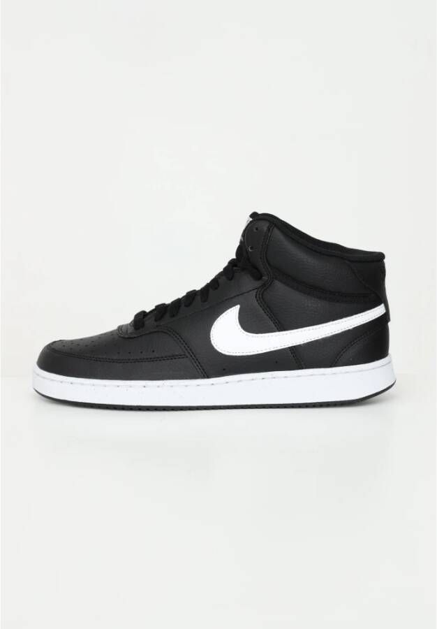 Nike Court Vision Mid Next Nature Sneakers Zwart Wit