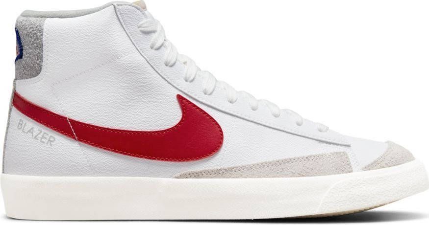 Nike Sneakers Blazer Mid '77 Wit/Rood/Grijs online kopen