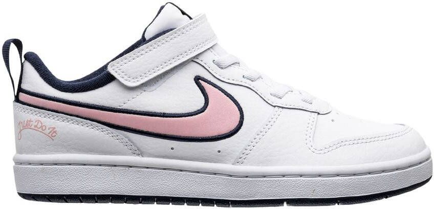 Nike Sneakers Court Borough Low 2 SE Wit/Paars/Roze Kinderen
