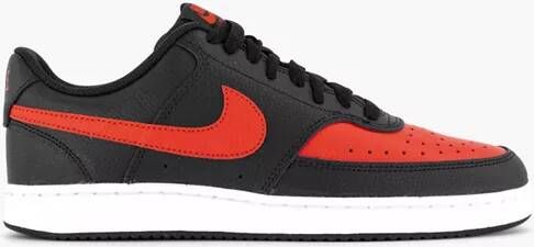 Nike court vision low sneakers zwart/rood heren online kopen